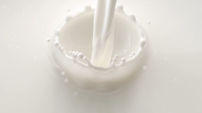 【合集】高速倒入牛奶 升格