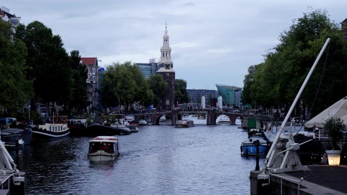荷兰阿姆斯特丹河道