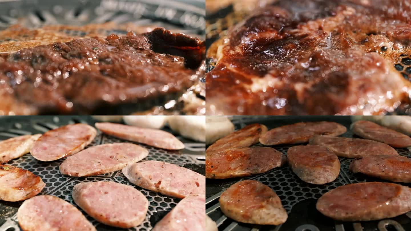韩式烤肉 牛肉 羊排 原创实拍