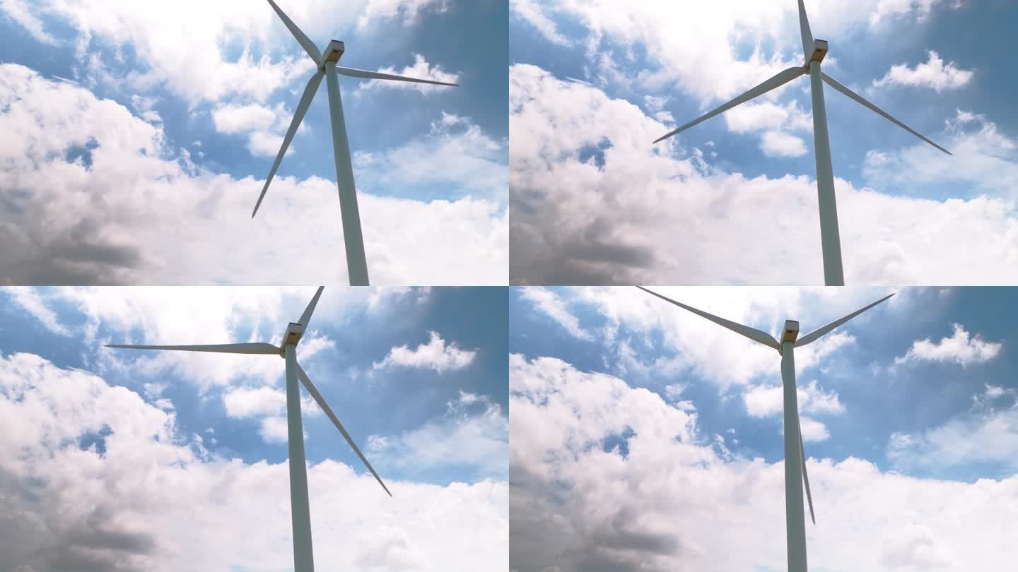 风能涡轮机清洁能源概念