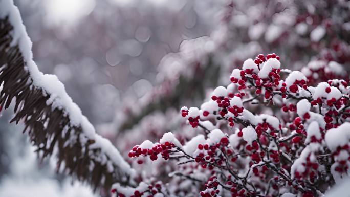 北京冬天雪景