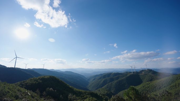 风光延时山脉风光延时