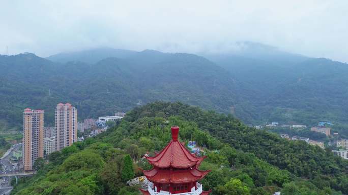 4K航拍短片.三明麒麟山沙溪风光