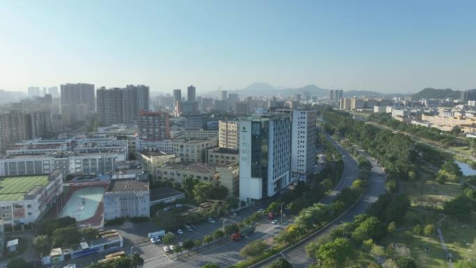 深圳市光明区公明上方中心航拍世峰工业园