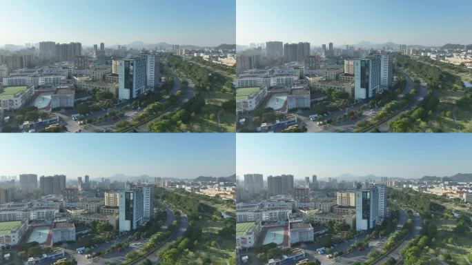 深圳市光明区公明上方中心航拍世峰工业园