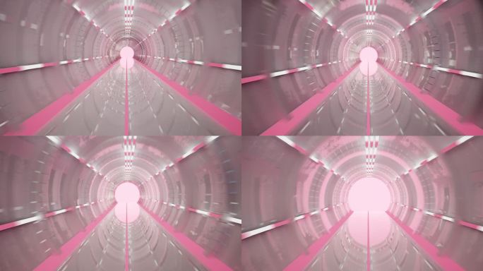 粉色隧道