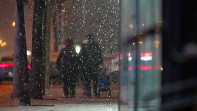 风雪夜归人