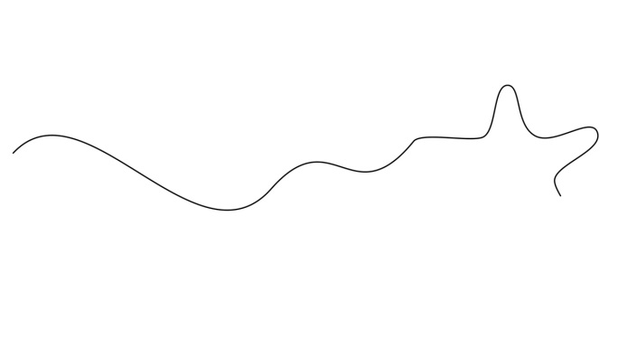 自绘制简单动画的一行海星设计轮廓。