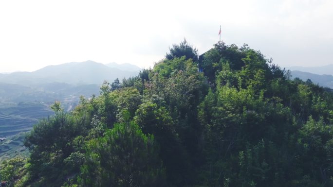 军营村高山哨所航拍