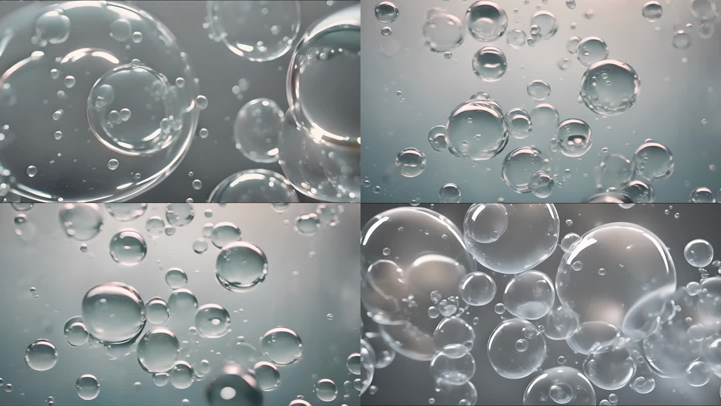 水泡 透明气泡 水滴气泡