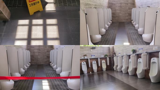 公共厕所洗手间卫生间 男厕所尿池上厕所