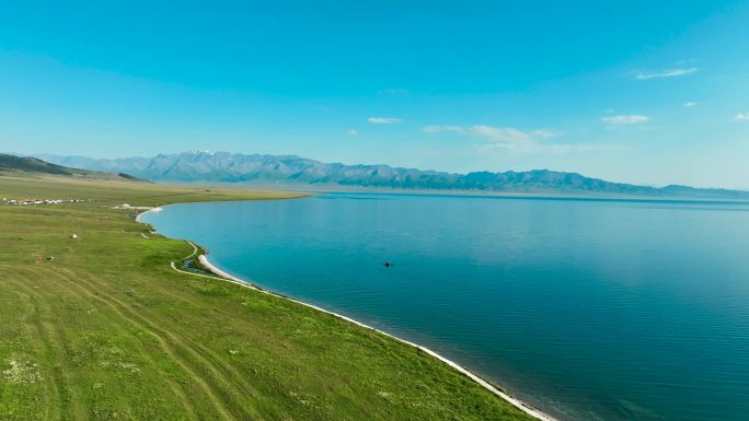 4K赛里木湖航拍