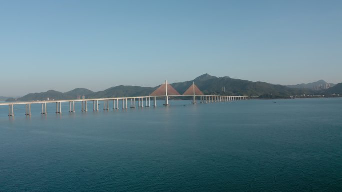 航拍惠州海湾大桥