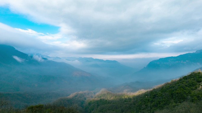 神农架林区天燕景区延时