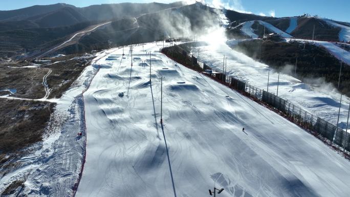 航拍 崇礼滑雪场