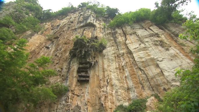 四川 珙县 麻塘坝 悬棺