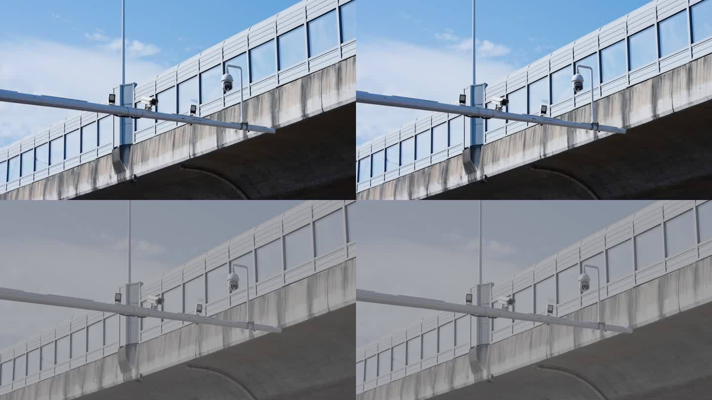 高架桥下道路监控