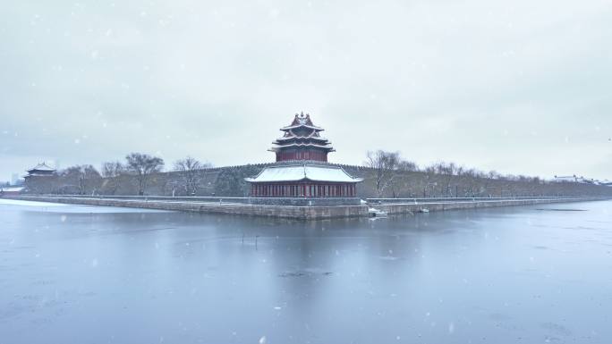 角楼雪景