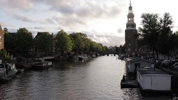 荷兰阿姆斯特丹水流