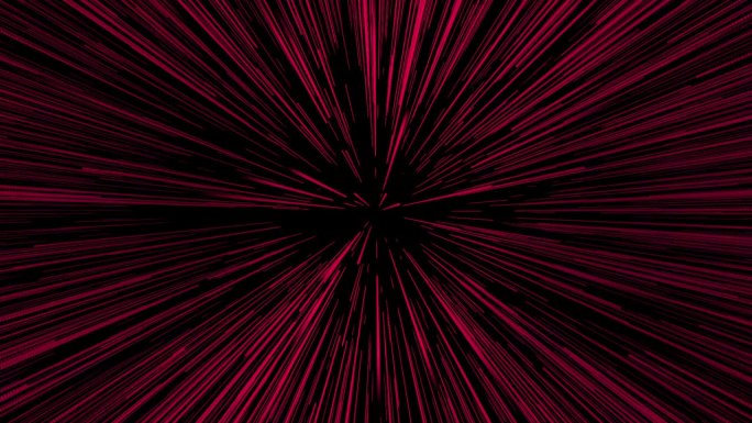 抽象圆形光速背景。动态的红线。未来主义的光爆炸。运动中的彩色光线。网络空间大数据转移。3 d渲染。