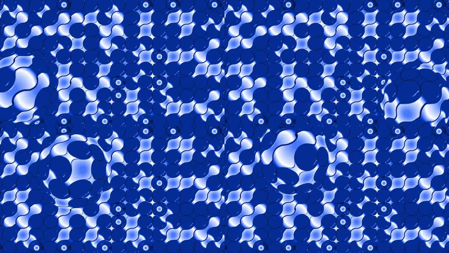 4K抽象放大镜运动蓝色背景