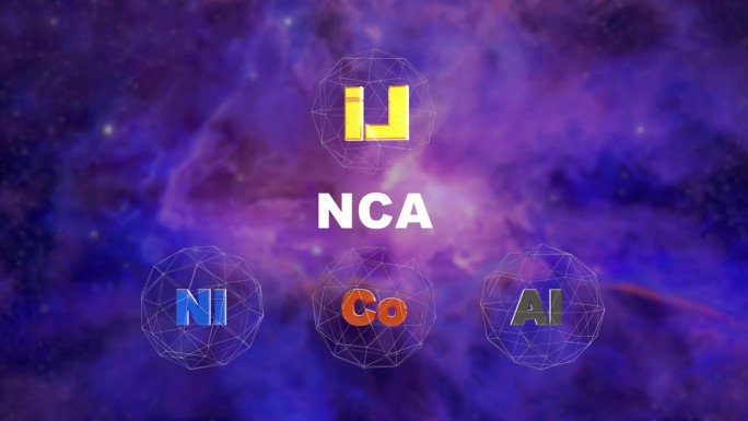 电动汽车锂离子电池负极材料，NCA