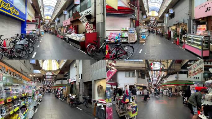 日本大阪黑门市场商店街