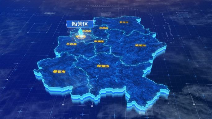 吉林市船营区蓝色三维科技区位地图