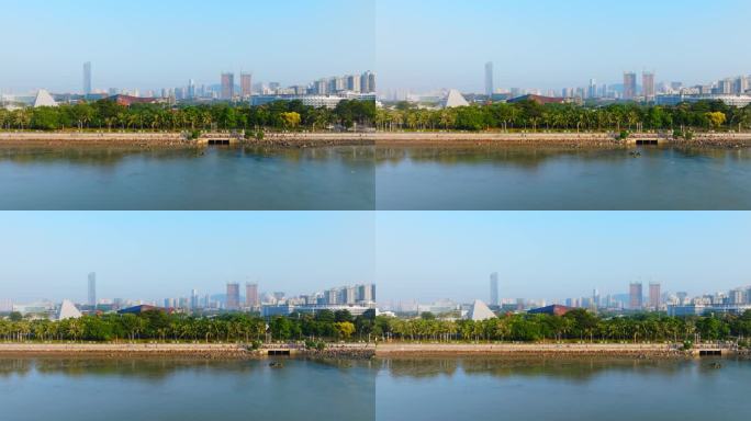 清晨的深圳湾公园