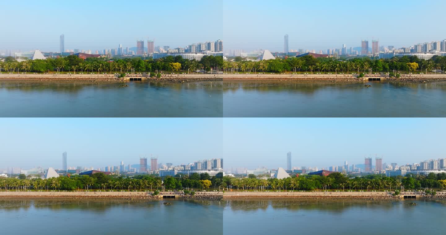 清晨的深圳湾公园
