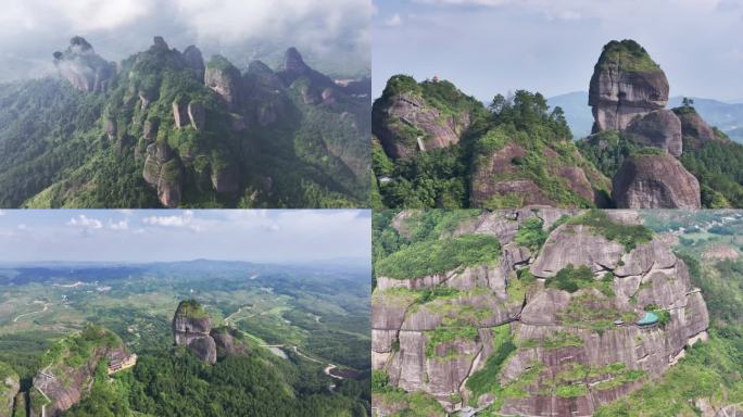 河源龙川霍山航拍