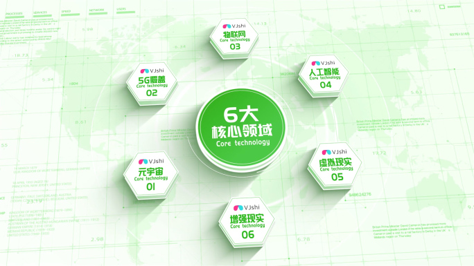 【6个】绿色明亮企业应用信息分类展示