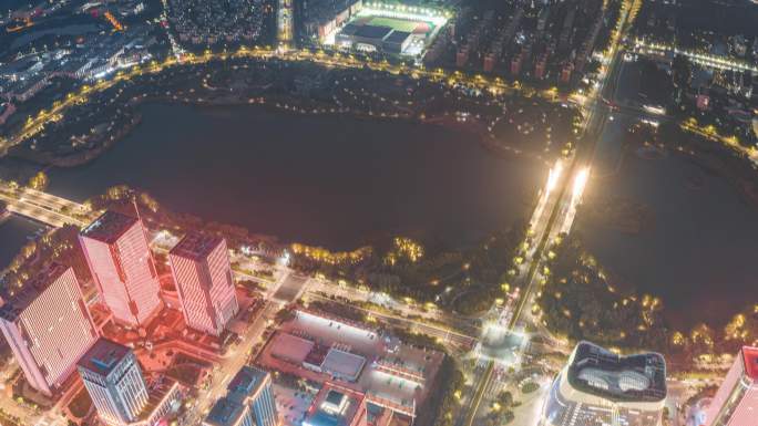 郑州龙子湖夜景720VR全景