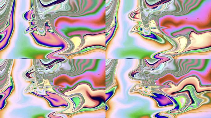流体艺术滴扩展丰富多彩的宇宙混沌漩涡抽象美丽的纹理流背景。