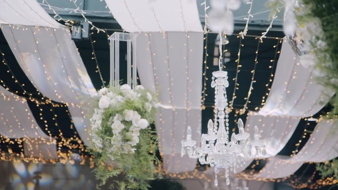 婚礼装饰用挂装饰灯织物
