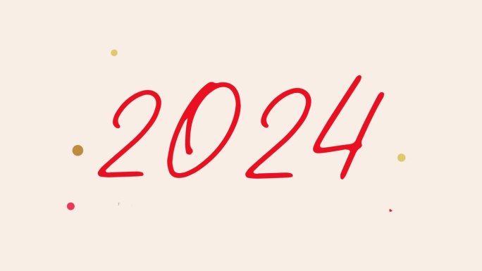 2024年春节彩色海报、贺卡、背景。龙年，4k