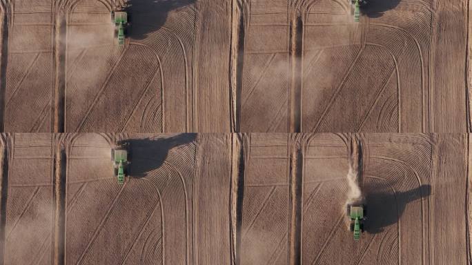 亚利桑那农田系列宣传片俯瞰机械化
