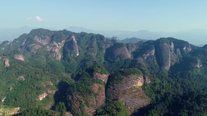 邵阳崀山景区丹霞石峰