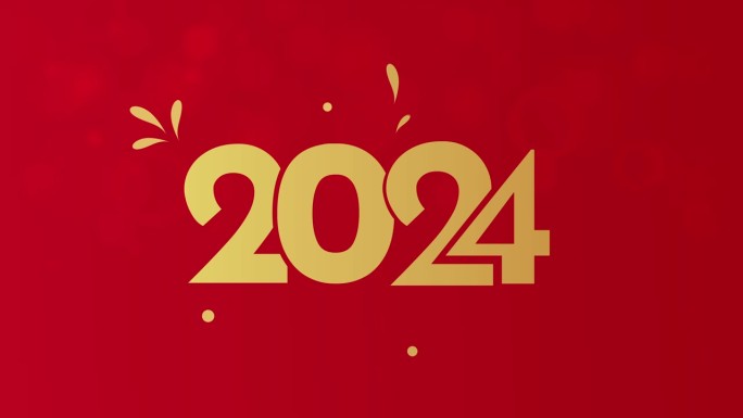 2024年农历新年背景，海报。龙年，4k