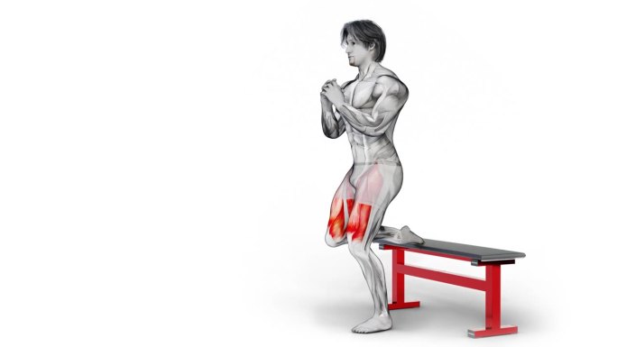 肌肉人物在健身椅上锻炼的插画设计
