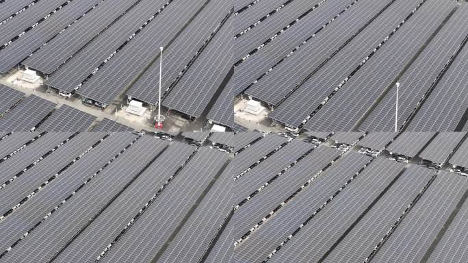 工厂屋顶光伏发电 太阳能板