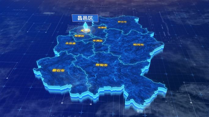吉林市昌邑区蓝色三维科技区位地图