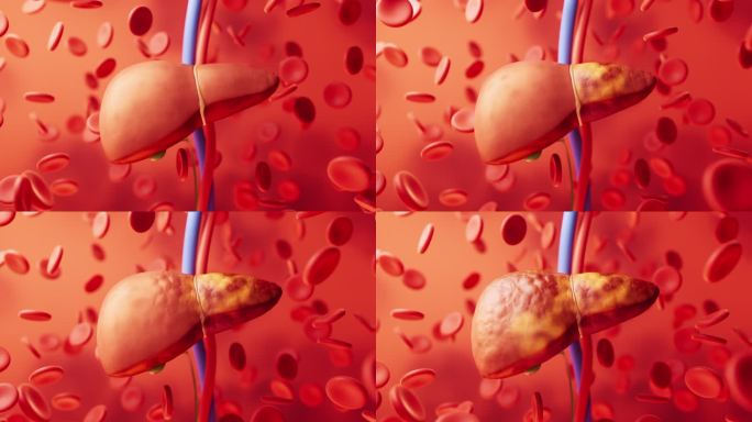 脂肪肝与生物医学3D渲染