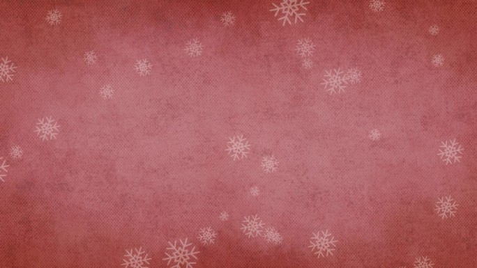 打开背景动画的雪花落在一个红色的水彩背景