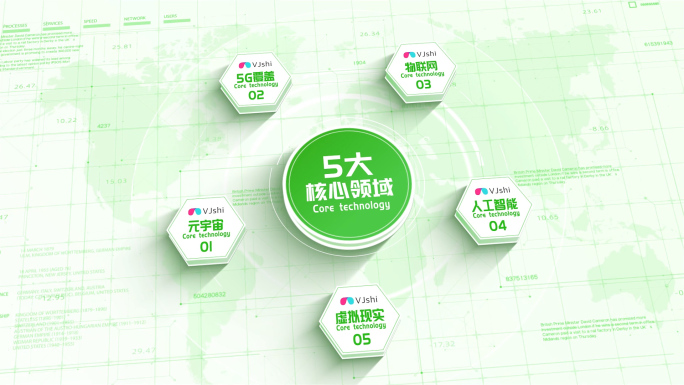 【5个】绿色明亮企业应用信息分类展示
