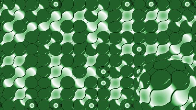 4K抽象放大镜运动绿色背景