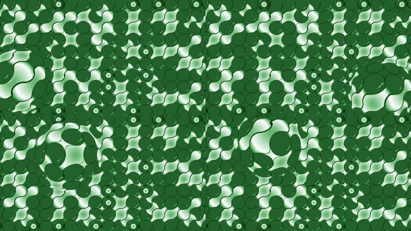 4K抽象放大镜运动绿色背景