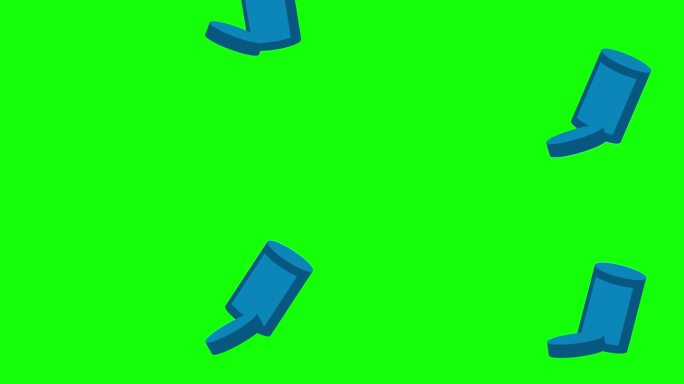 绿色背景上的两个蓝色锡罐。锡罐平面动画。罐头食品。用于安全、长期储存食品的罐头。钢密封食品储存。物体