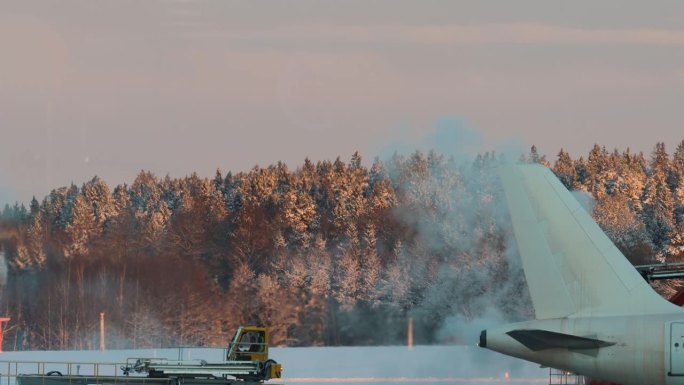 除冰，瑞典飞机