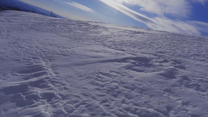 吉林长白山单板滑雪第一视角2